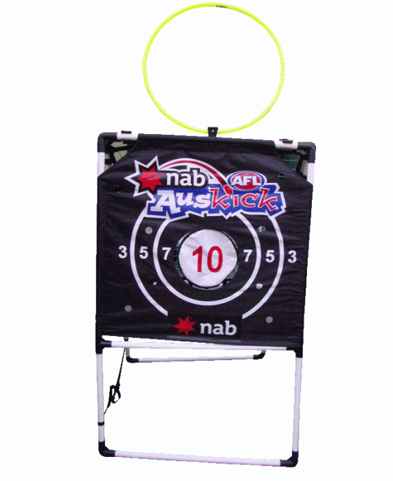 Footy Training Machine with Target, Rebounder and ...